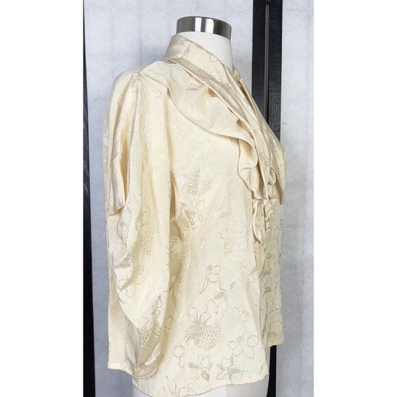 Emanuel Ungaro Top. 6 Medium Silk Blouse - Picture 2 of 6